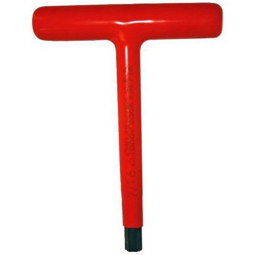Product image for Cementex IHK-516 5/16" x 6" T-Handle Hex Wrench, Double-Insulated, Rated for 1000 VAC