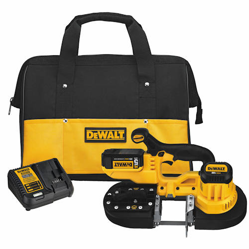 Product image for DeWalt DCS371P1 20V MAX Lithium Ion Cordless Band Saw Kit