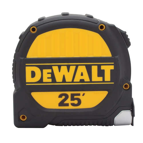 Product image for DeWalt DWHT33975L 25ft Premium Tape Measure w/ Rubber Cover
