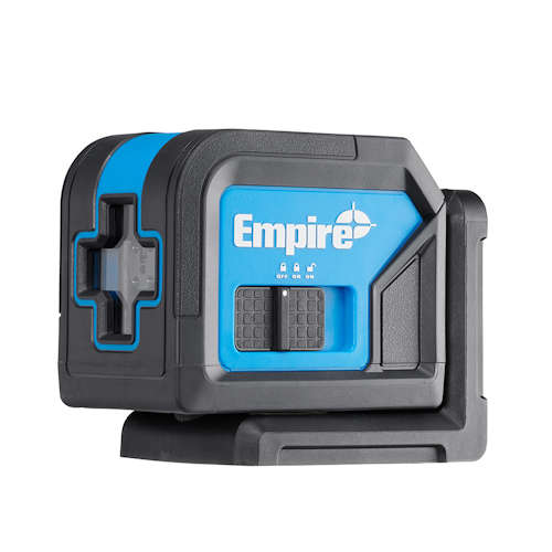 Product image for Empire eLGC 75ft Green Self-Leveling Cross Line Laser. w/ Case