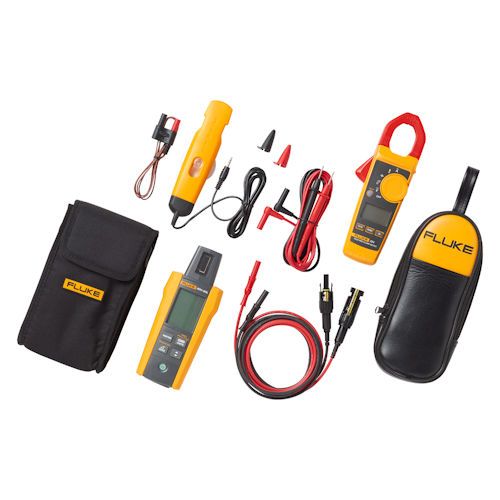 Product image for Fluke FLK-393-IRR-PVLEAD Solar Tools Kit with 393 FC Clamp Meter, Irradiance Meter and Solar Test Leads