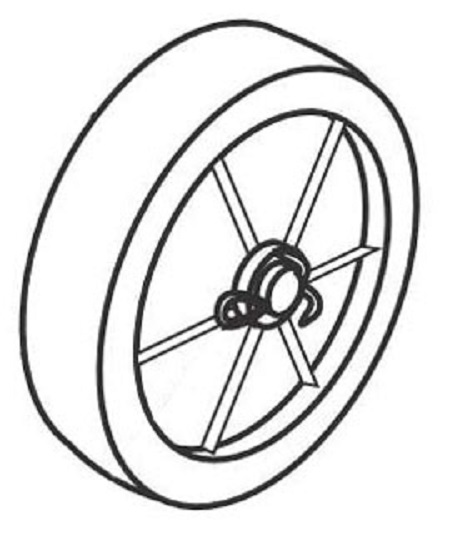 Product image for Greenlee 20968 WHEEL,8X2.5 3/4 RLR BRG