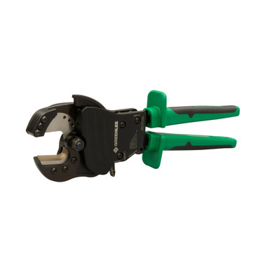 Product image for Greenlee 45209 Open Jaw Ratcheting Cutter, 336MCM ACSR, 400MCM Copper, 600MCM Aluminum