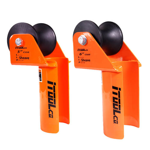 Product image for iTool CS56 5" - 6" Standard Conduit Feeding Sheave Kit (Pair)