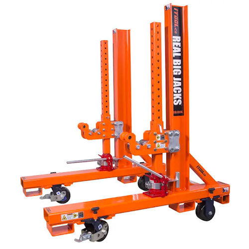 Product image for iTool RBJ20K Real Big Jacks™ Jack Stands, w/ Two Axle Collars, 20,000 Load Capacity