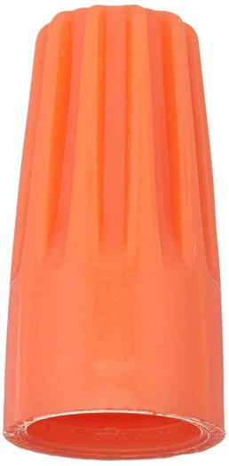 Product image for Ideal 30-273 Orange Wire-Nut® (73B), #22 to #14 AWG / 600v (500/Bag)