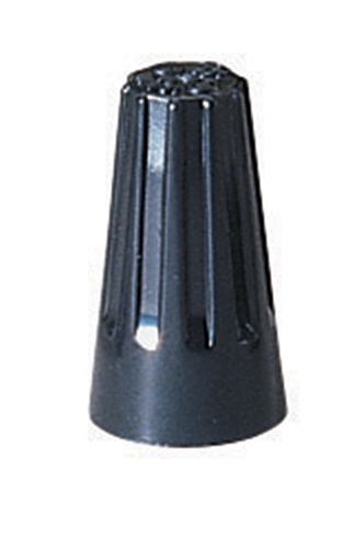 Product image for Ideal 30-3628 High-Temp Wire-Nut® (72B), 300V, #22-14 AWG, Black (100/Box)