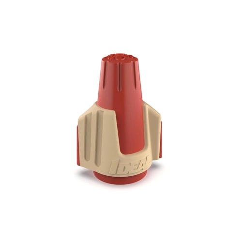 Product image for Ideal 30-644J Twister® Pro Wire Connector, Red/Tan, #8-22 AWG (Jar of 500)