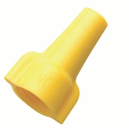 Product image for Ideal 30-651 Yellow Wing-Nut® (451), #18 to #10 AWG / 600v (500/Bag)