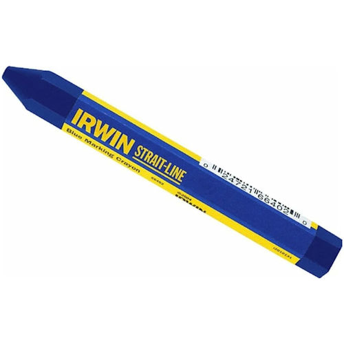 Product image for Irwin 64402 Strait-Line Lumber Crayon, 4-1/2", Blue