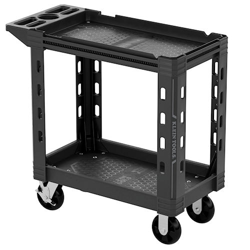 Product image for Klein 54834MB MODbox™ Service Utility Cart, 18" Width, Polypropylene, Black
