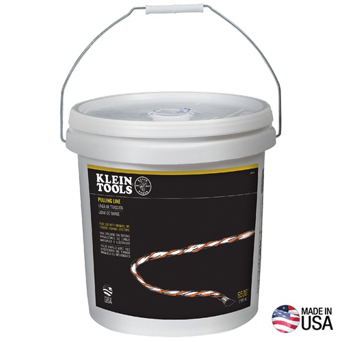 Product image for Klein 56110 Pull Line w/Orange Tracer, 6500 Ft.