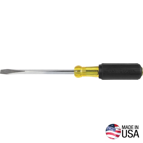Product image for Klein 600-6 5/16" Keystone Screwdriver, 6" Square Shank