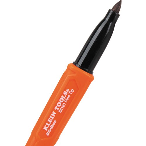 Product image for KLEIN 86101 Black Fine Tip Markers,