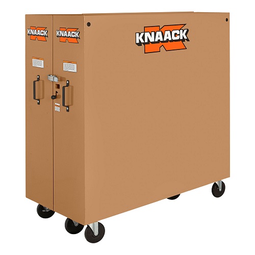 Product image for Knaack 100-KL JobMaster™ Rolling Cabinet w/ Knaack Lock, 60.9 cu.ft, 60" Wide (unopened), 65" High, Steel
