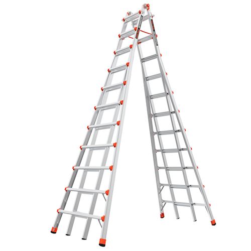 Product image for Little Giant 10121 SKYSCRAPER™ 21ft Multi-Function Aluminum Stepladder, ANSI IA Extra Heavy Duty, 300lb Rated