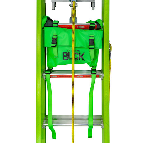 Product image for Little Giant 11752 PETZL ASAP Accessory Kit, ASAP Ascender & ASAP'SORBER w/ Top Bag, Stabilizer Straps, for SumoStance® with HyperLite® Technology Pole-use Limited Arrest System