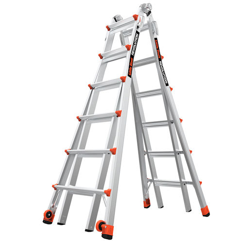 Product image for Little Giant 12026 REVOLUTION™ Aluminum Extendable Ladder, ANSI IA, 300lb Rated
