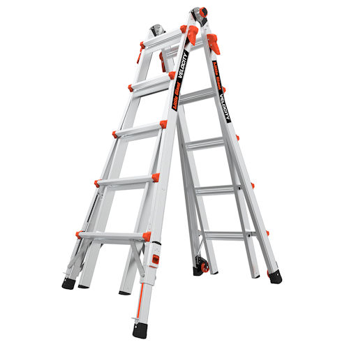 Product image for Little Giant 15422-001 Velocity™ 22ft Aluminum Extendable Ladder, ANSI IA, 300lb Rated