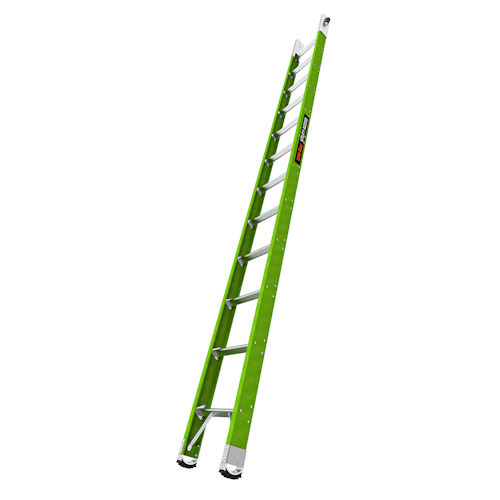 Product image for Little Giant 18002 12ft Base Section, Fiberglass Special-Purpose Ladder w/ Extender Ports, ANSI IAA, 375lb Rated