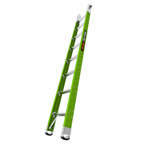 Product image for Little Giant 18008 8ft Base Section, Fiberglass Special-Purpose Ladder w/ Extender Ports, ANSI IAA, 375lb Rated