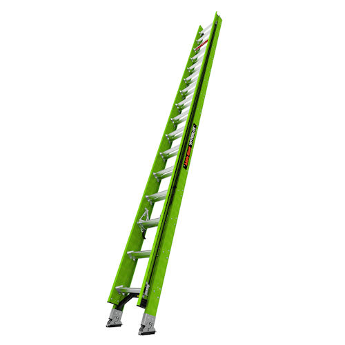 Product image for Little Giant 18732 HyperLite™ 32ft Fiberglass Extension Ladder, ANSI IA, 300lb Rated