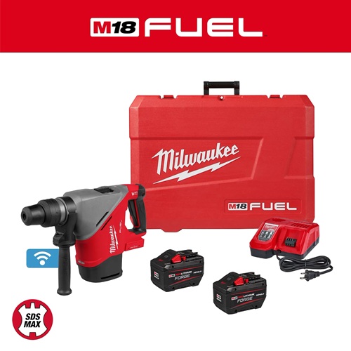 Product image for MILWAUKEE 2917-22HD M18 FUEL 1-9/16" SDS MAX ROTARY HAMMER KIT W/ONE-KEY