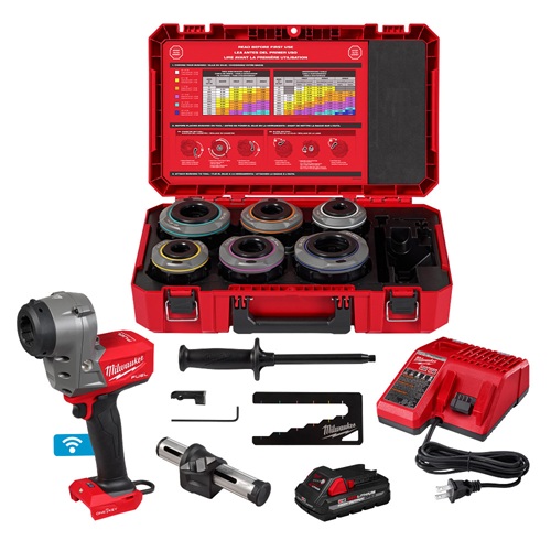 Product image for MILWAUKEE 2937-21 M18 FUEL COVERED CONDUCTOR CABLE STRIPPER KIT W/ ADJUSTABLE BUSHINGS