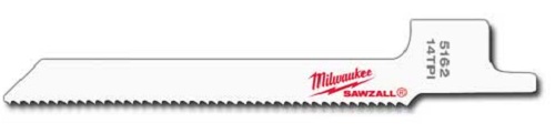 Product image for Milwaukee 48-00-5162 3-5/8" 14 TPI SUPER SAWZALL® Blade (5 Pack)