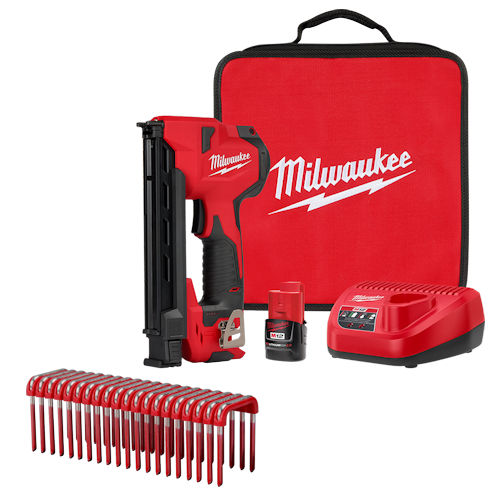 Milwaukee 244821 Cable Stapler Kit Quality Electrical Distribution (QED)