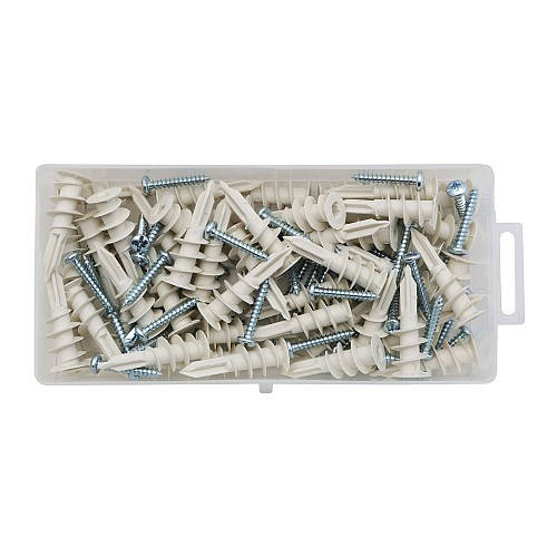 Powers 02367 ZipIt® Jr Nylon Wallboard Anchor Kit w/ 6 x 1" Screws