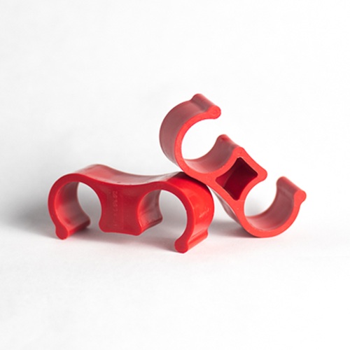 Product image for RMI 35075.RCS Slammers - 3/4" Rigid Conduit Spacer -Red- (50/bag)