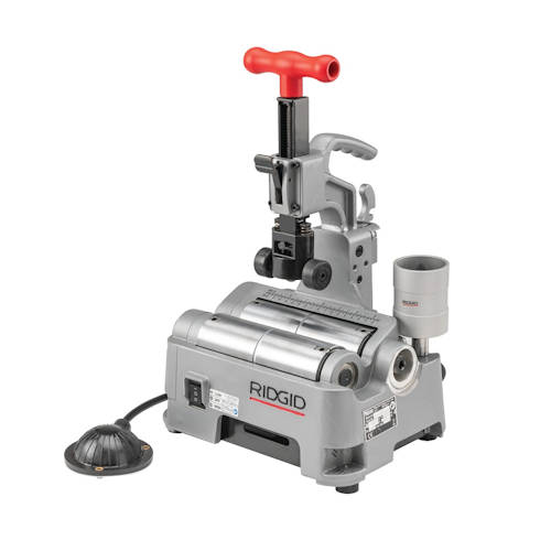 Ridgid 66138 (PCT-400) Power Tubing Cutting Machine, for Copper & Plastic, w/ PC-116 TS Tube Stand