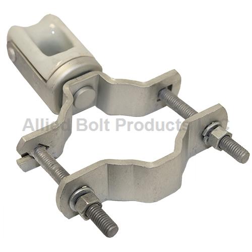 Product image for Allied Bolt 9255 1-1/4" - 3" Porcelain Mast Mounted Wire Holder