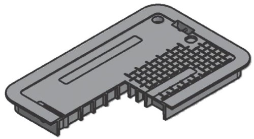 Product image for OLDCASTLE 13244023 1324 TCOVER GREEN ELECTRIC L BOLT LARGE PENTA NUT-011 COVER