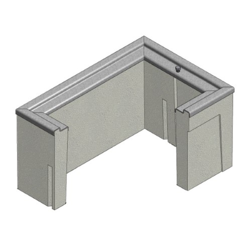 Product image for OLDCASTLE 1000273 CONCR BOX CTY B1017BOX 10-5/8X17-1/4 CONCRETE BOX H-20 U *LID SOLD SEPARATELY*