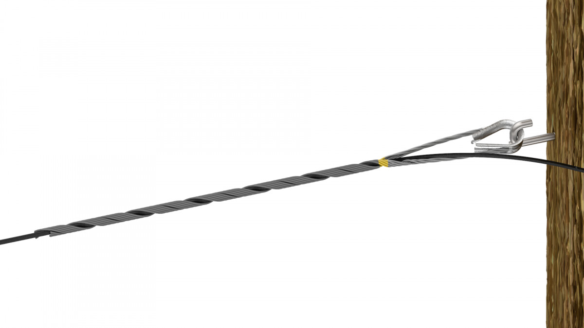 Wire Drop Rfl Preformed Line Products 288811353T Drop Cbl De Adss W/Thimble.371-.380 ...