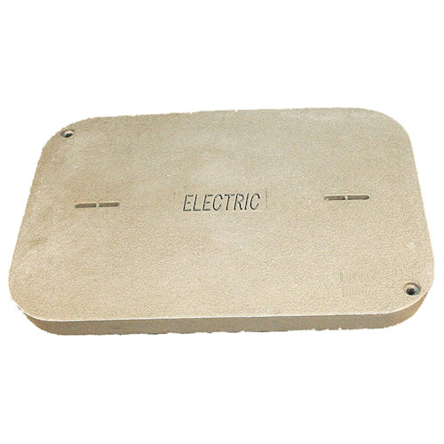 Quazite PC1118CA0017 11 x 18 Inch Gray Polymer Concrete Standard