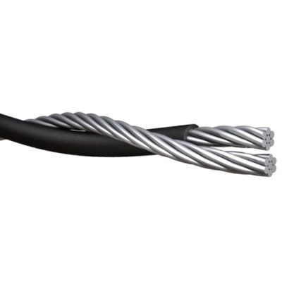 ASD #6-6 Shepherd Aluminum Duplex Overhead Service Drop Cable (500ft Coil)