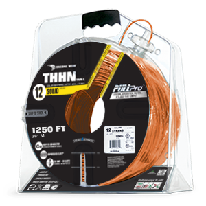 Product image for ENCORE 12 THHN SOLID ORANGE PULLPRO 1250FT 105100807055