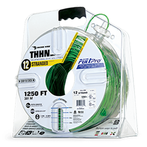 Product image for ENCORE THHN-12-STR-GREEN PULLPRO 1250' NEW PACKAGE 106100805455