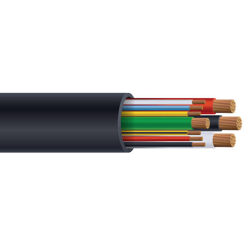 By the foot 25' min order Home Standby 7 Wire Cable with Generac Colors 