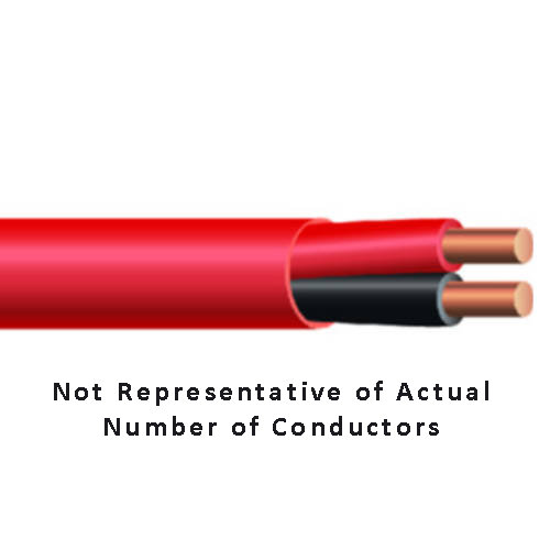 Product image for Cable LL5 16/1PR 200D SOL NS FPLP NYC 1000R 16 AWG 1-Pair Fluoropolymer Non-Shielded Fire Alarm Cable