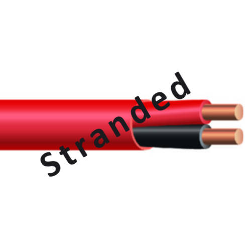 Product image for Southwire F60340-1A 14/2 Stranded Copper Unshielded Fire Alarm Cable, FPLR Riser Rated (1000ft)