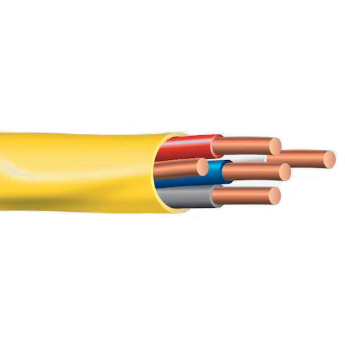 NM-B 12/4 Copper w/Ground Non-Metallic Sheathed Branch Circuit Cable ...