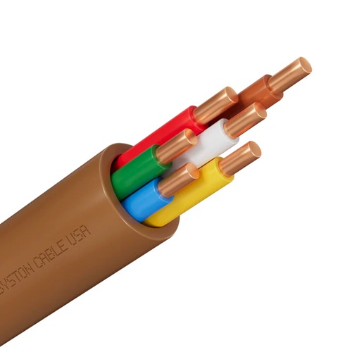 Product image for Thermostat Wire 18/6 Solid Copper Thermostat Cable, CL2, (250ft Spool)