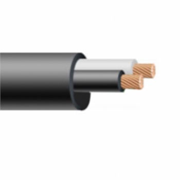 Product image for Carol 13002.35T.01 18/2 SVO Portable Cord, 41/34 Stranded, Carolprene® Rubber, 300V 90°C, Black (250ft Spool)