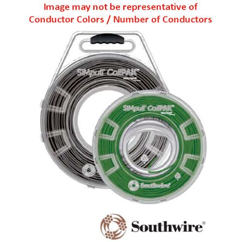 Product image for Southwire 58453303 THHN #12 3-Conductors Stranded Copper BLACK/WHITE/GREEN Wire (500ft SIMpull® Mini-CoilPAK™)