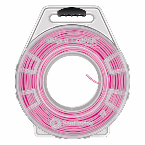Product image for Southwire 58193105 THHN #12 Solid Copper PINK Wire (2000' SIMpull® CoilPAK™)