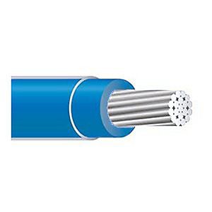 Product image for THHN 500 MCM Stranded BLUE Wire, Aluminum Conductor (Cut to Length)
